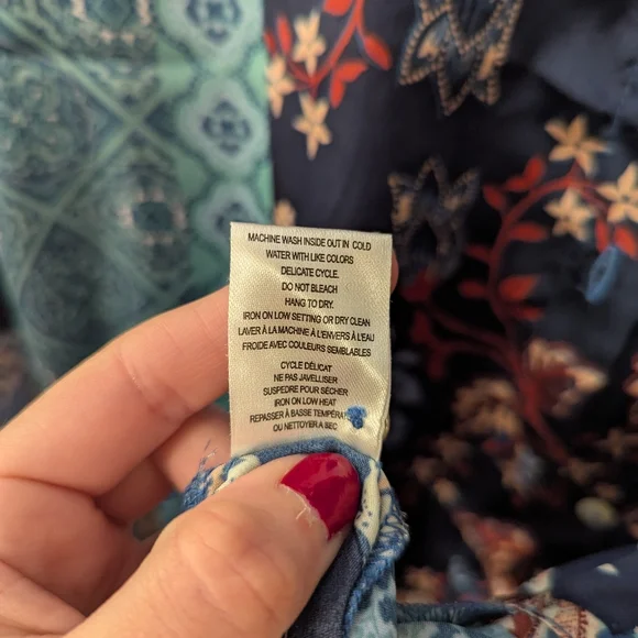 Multi Paisley Blue & Pink Button-up Shirt - Picture 5 of 5